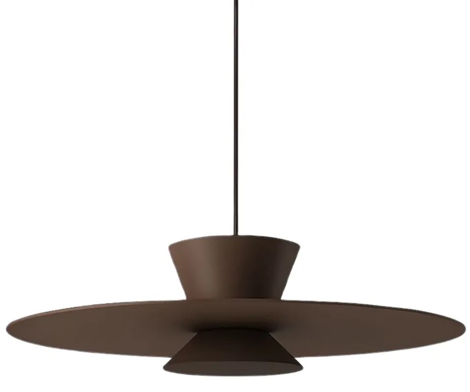 Pendente Tule Ø50X25Cm 1Xmr16 - Usina 25120/50 (CB-M - Cobre Metálico, Igual a Cor 1)