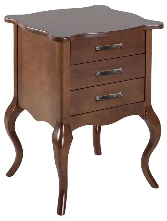 Mesa de Apoio Clássica Provence 3 Gavetas - Wood Prime SM 1029256