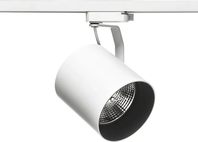 Spot Sobrepor Trilho Flow Gu10 Ø12,2cm 15w - BRANCO