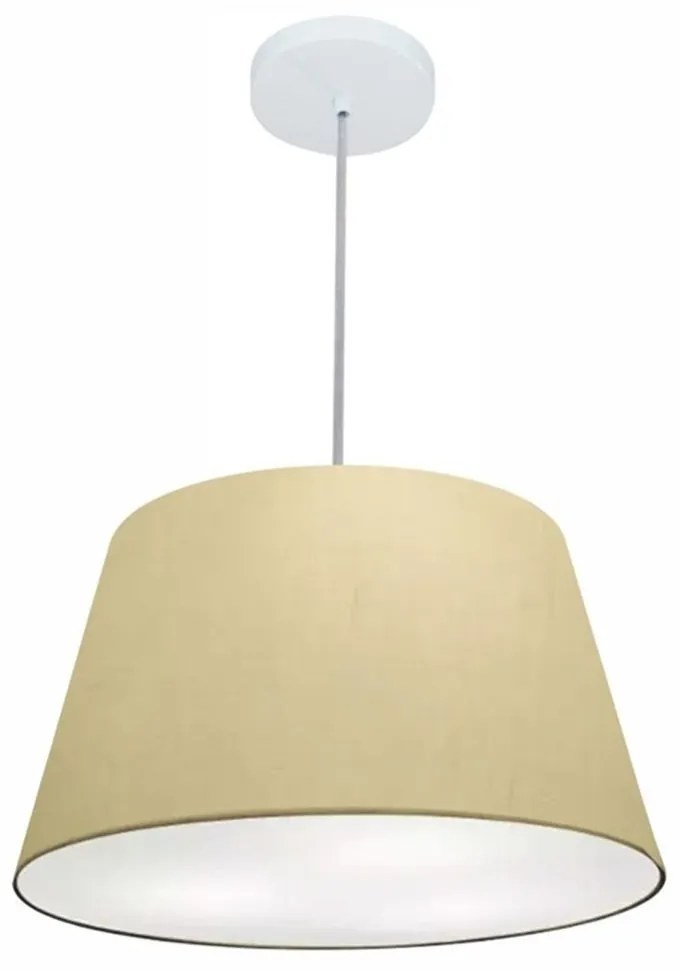 Pendente Cone Bege MJ-4021 Para Mesa de Jantar e Estar