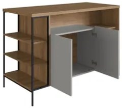Mesa Bancada Ilha Industrial 2 Portas Jenny Mel Z54 - Mpozenato