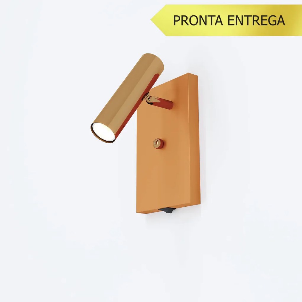 Arandela Foco Articulado 12X16Cm 01Xmr11 Com Interruptor - Qimporta Ar... (BRANCO)