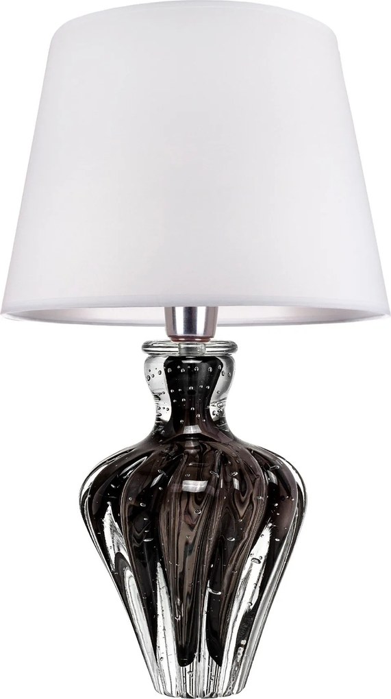 Abajur Murano Chatelet - Cinza Ônix  Ônix