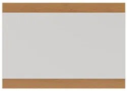 Painel para TV Suspenso 75 Pol 200cm Chile C05 Off White Matte/Freijó