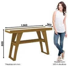 Aparador Menphis Nature/Off White - Henn