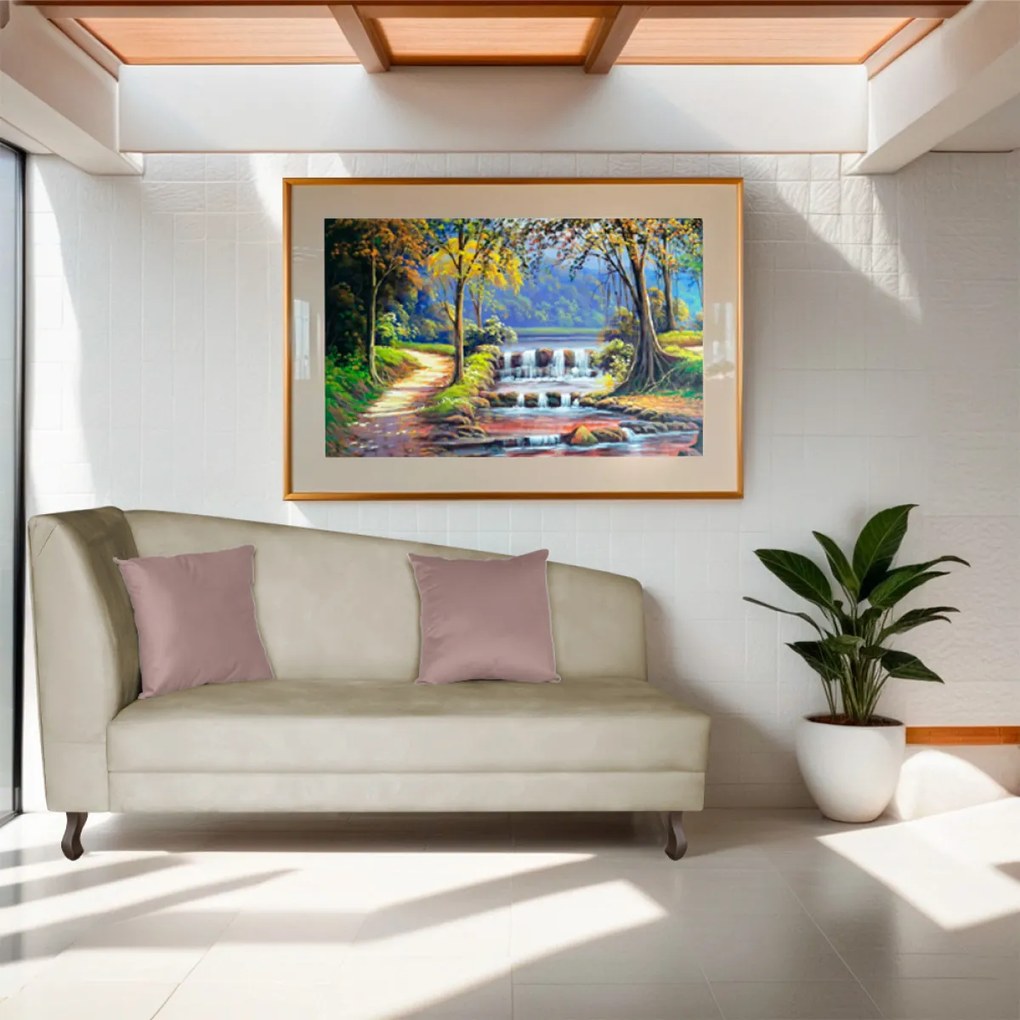 Divã Recamier Heitor 185cm Lado Direito Linho - ADJ Decor