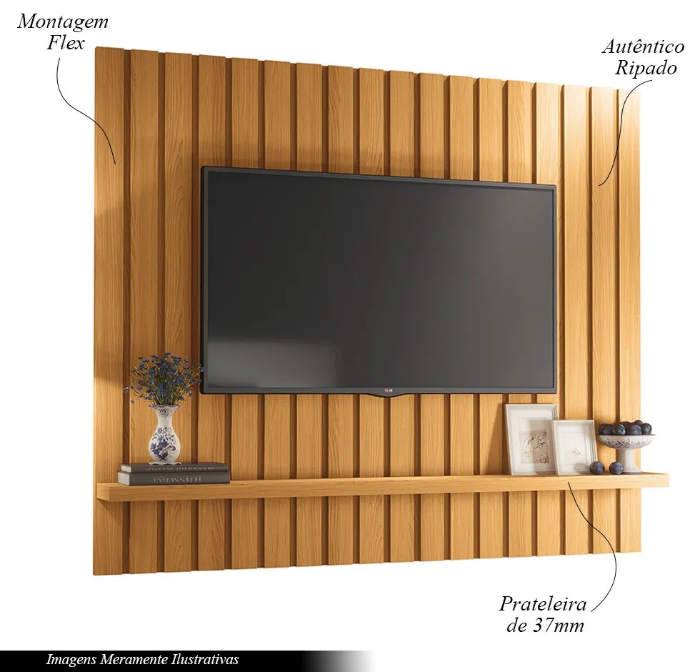 Painel Suspenso Decorativo Luogo 1.6 Ripado Cinamomo G26 - Gran Belo