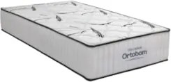 Colchão Solteiro Highfoam Bordado Espuma HR45 88x188x28cm    - Ortobom