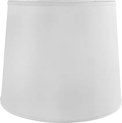 Cupula Conica Plastico Branco Para Abajur 31Cm