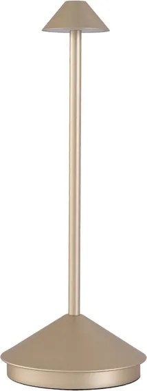 Luminaria De Mesa Led Dimerizavel Aluminio 1W 3000K Mira - DOURADO