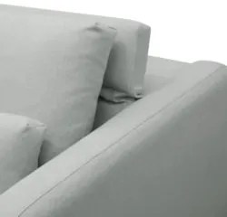Sofá Retrátil Reclinável 210cm Sinna F05 Linho Cinza Claro - Mpozenato