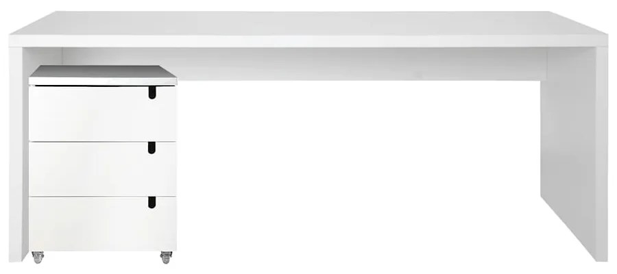 Conjunto Bancada 1,36m + Módulo Branco