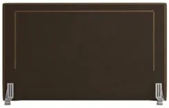 Cabeceira Cama Box Casal 140cm Mali Z37 Veludo Marrom - Mpozenato