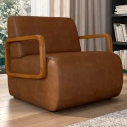 Poltrona Decorativa Orgânica para Sala Kit 2 Belarus Z08 Sintético Mar