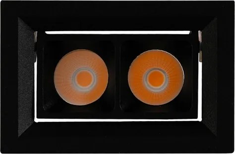 Plafon Led De Embutir 8W 15 3000K New Pixel - PRETO