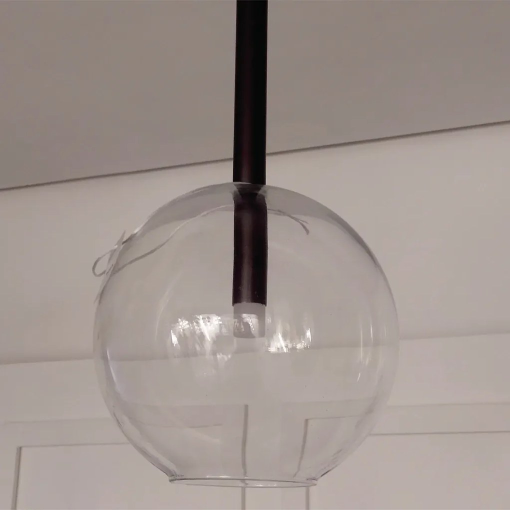 Pendente Ball Ø25X76,4Cm Led 5W - Usina 19725/25 (CN-F - Canela Fosco, 3000k, 110v)