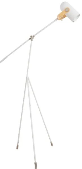 Luminaria De Piso Ferro E Acrilico Bottle - BRANCO