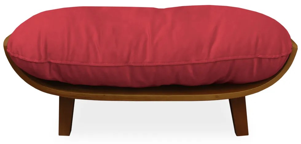 Cama Pet Costela para Cães e Gatos Almofadada Suede Vermelho