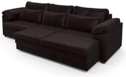 Sofá Retrátil 4 Lugares Para Sala 332cm Dijon Couro Bordô S07 - Mpozen