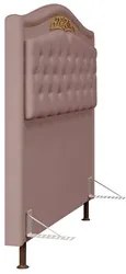 Cabeceira Cama Box Casal Queen 160cm com Tachas Imperial Veludo J02 Ro