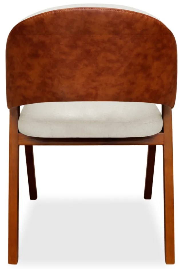 Poltrona Decorativa Suellen Linho Bege Cru