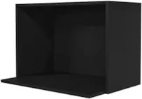 Suporte Microondas e Forno Elétrico Aéreo 60cm Itália Preto - Lumil