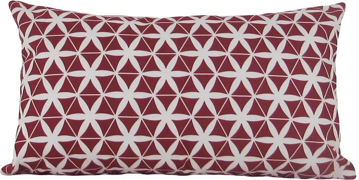 3 Capas Almofada Confort Veludo Marsala 30x50cm