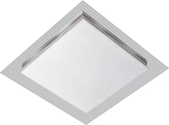 Plafon Led Embutir Quadrado Branco 16W 4000K Lisboa