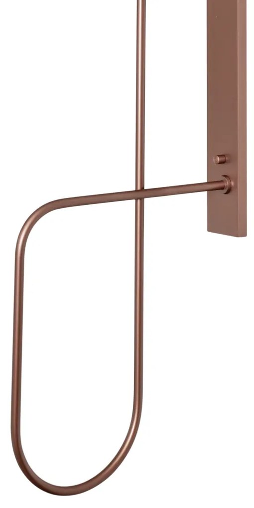 Arandela Trombone 20X31,4X127,7Cm 1Xe27 Alumínio E Globo Ø20Cm | Usina... (BT - Branco Texturizado, FOSCO)
