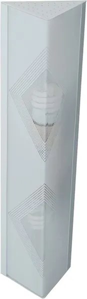 Arandela Aluminio Branco 50X13cm