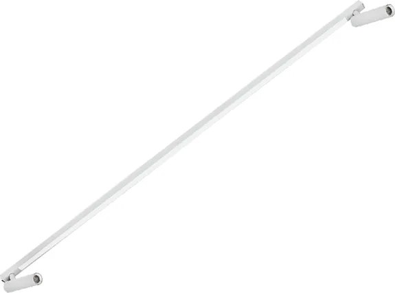 Plafon Led Sobrepor Retangular 27,6W Luz Amarela Fit - BRANCO