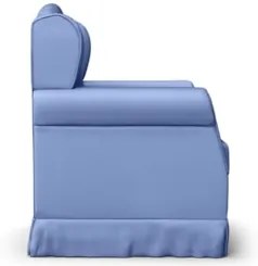 Poltrona de Amamentação Balanço Lucy Z39 Sintético Azul - Mpozenato