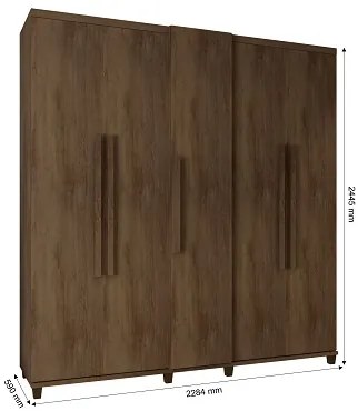 Guarda-Roupa Munique Freijó – RV Móveis