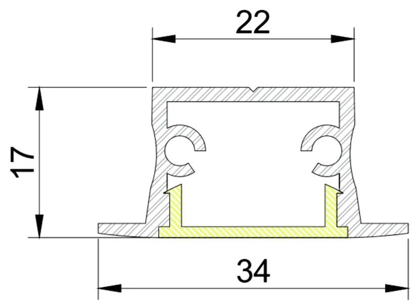 Junção Teto/parede Perfil Embutir Para Fita Led Garbo 10X10Cm | Usina... (PT - Preto Texturizado)