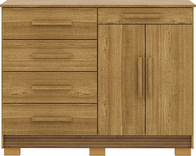 Cômoda Quarto 122cm com 2 Portas Sapateira Vitória V01 - D'Rossi - Nature