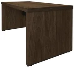 Mesa para Escritório 158cm Tamburato Executiva A06 Marrom/Preto - Mpoz