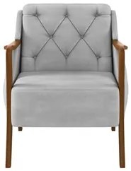Kit Namoradeira 135cm e 2 Poltronas Decorativas Capitonê Lapa M22 Velu