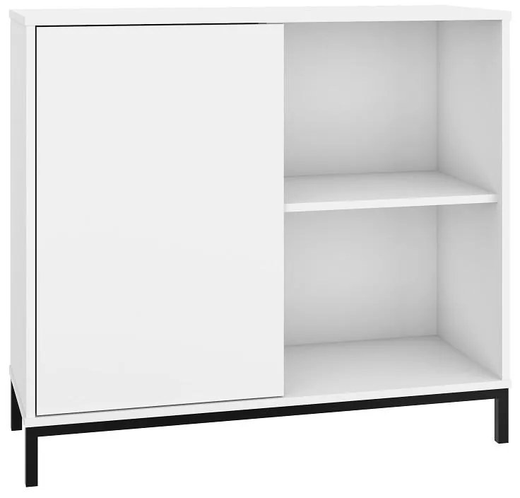 Balcão Buffet Multiuso 1 Porta BMU35 Branco