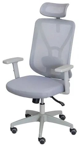 Cadeira Office Medina Sistema Relax Tela Cinza - 79363 Sun House