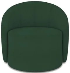 Sofá 2 Lugares 140cm Wendi e Poltrona Steve Boucle Verde I01 - Mpozen