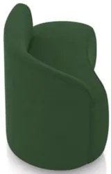Sofá 2 Lugares Para Sala 140cm Orgânico Wendi Suede Verde I01 - Mpoze