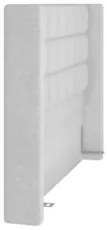 Cabeceira Cama Box Casal 140cm Pisa Z37 Boucle Branco - Mpozenato