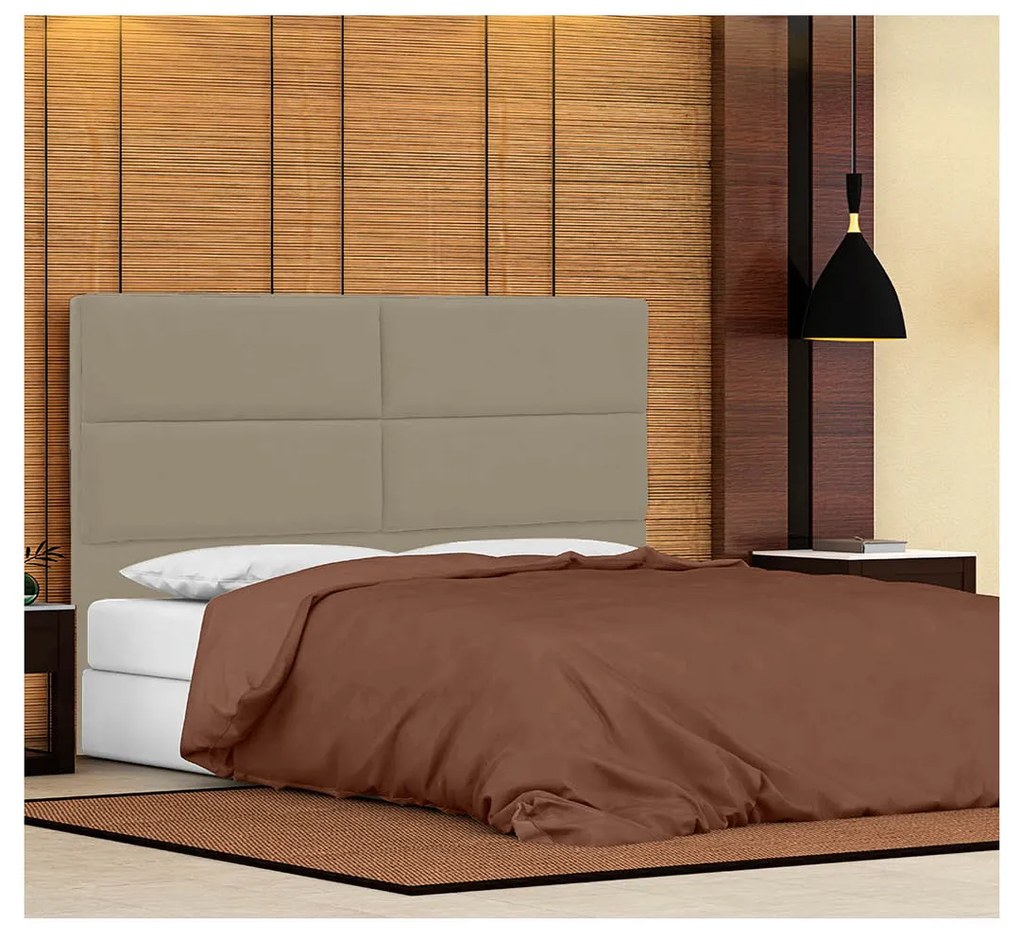 Cabeceira King Berlim P04 195 cm Suede - ADJ Decor