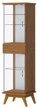 Cristaleira Crono Freijo Porta Vidro 183cm - 79091 Sun House