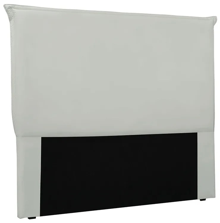 Cabeceira Cama Box Solteiro 90 cm Garden Veludo S04 - D'Rossi - Prata