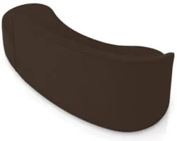 Sofá 4 Lugares Para Sala 220cm Orgânico Wendi Suede Marrom I01 - Mpoz