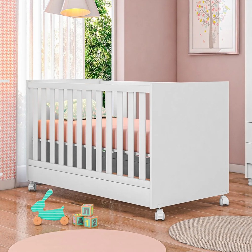 Berço Mini Cama Taís Brilhar Q01 - ADJ Decor