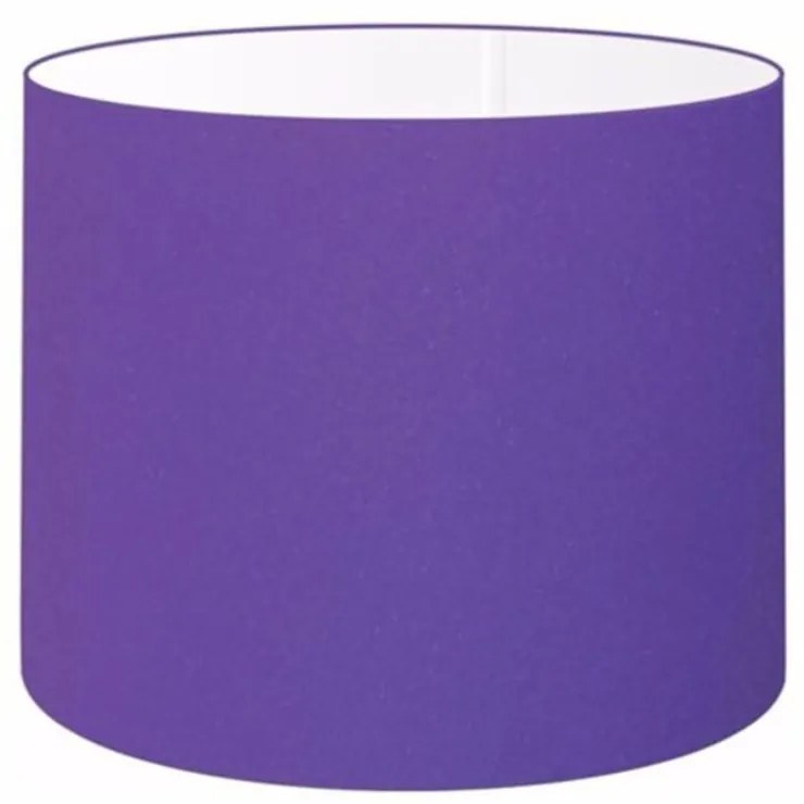 Cúpula abajur cilíndrica cp-8020 Ø45x21cm roxo