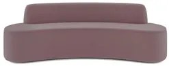 Sofá 2 Lugares para Sala de Estar Living 150cm Koane D06 Veludo Rosa -