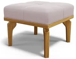 Poltrona de Amamentação Balanço e Puff Base de Madeira Brenda G05 Velu